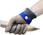 Oesterhandschoen - Snijbestendige Handschoen - Veiligheidshandschoenen - Anti Snijhandschoenen - Inclusief binnenhandschoen - Slagershandschoen - Snijwerend handschoen - Maat S