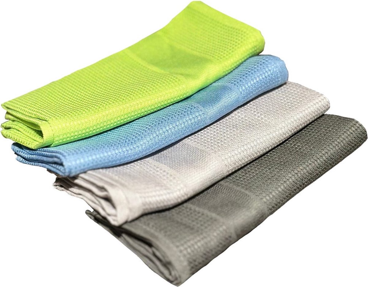 Goedkoopste Starters Pakket, 4 Stuks, iZi-Clean microvezel doek