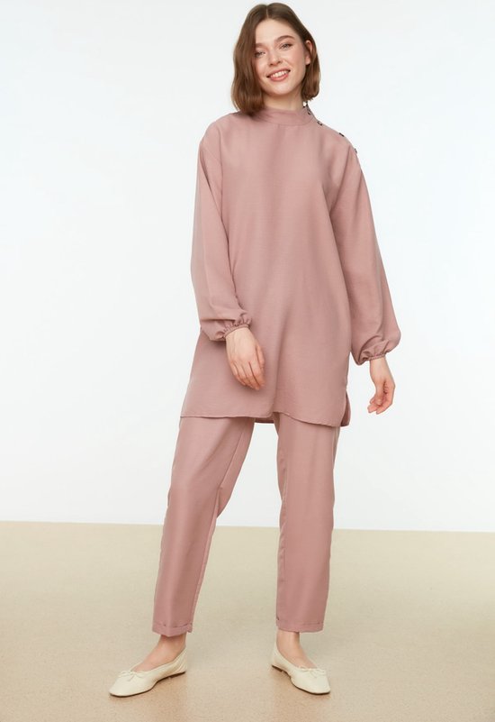 Tuniek Swing Korte Mouw Cotton Rood B4097 260 main image 1