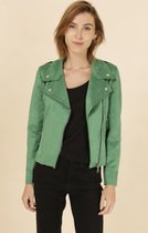 Dames jas, bickerjacket groen, maat L