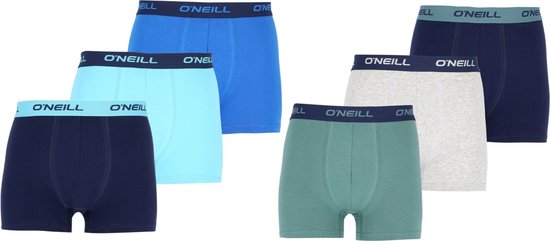 O'Neill - Boxers pour homme - Lot de 6 - Taille XXL - Multicolore