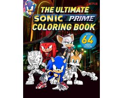 foto van Sonic the Hedgehog-The Ultimate Sonic Prime Coloring Book