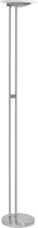 Uplighter Biarritz | 1 lichts | staal | metaal | 180 cm hoog | Ø 28 cm | met dimfunctie | staande lamp / vloerlamp | modern / sfeervol design