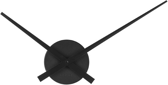 Wandklok Little Big Time - Mini alu Zwart - Ø44cm