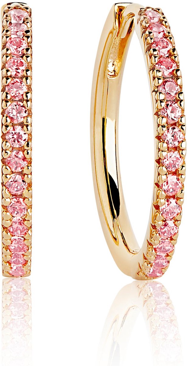 SIF JAKOBS JEWELLERY ELLERA GRANDE EARRINGS SJ-E2869-PK(YG)