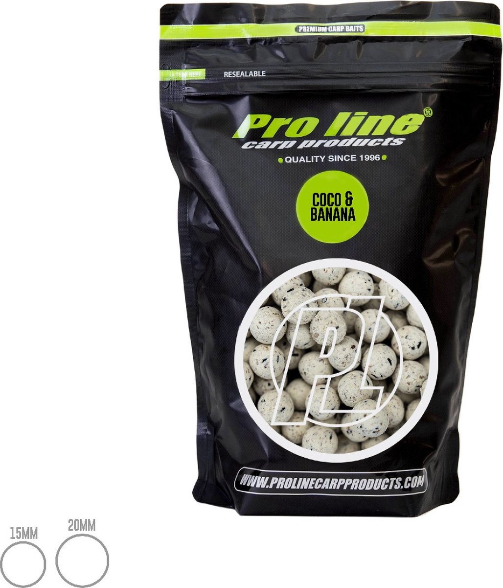 Pro Line Readymades Boilies Coco & Banana 1kg - Boilies