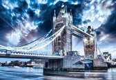 Fotobehang City London Tower Bridge | XXXL - 416cm x 254cm | 130g/m2 Vlies