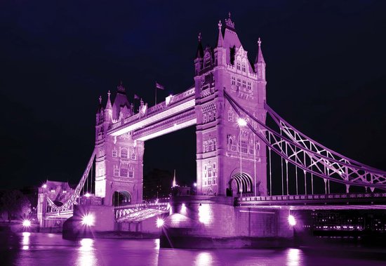 Papier peint London Tower Bridge | XXXL - 416 cm x 254 cm | Polaire 130g / m2