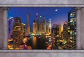 Fotobehang Dubai Skyline | XXXL - 416cm x 254cm | 130g/m2 Vlies
