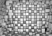 Fotobehang Abstract Modern Grey Pattern | XL - 208cm x 146cm | 130g/m2 Vlies