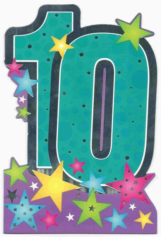 Ontmoedigd zijn Ale Joseph Banks Verjaardagskaart 10 Jaar | bol.com