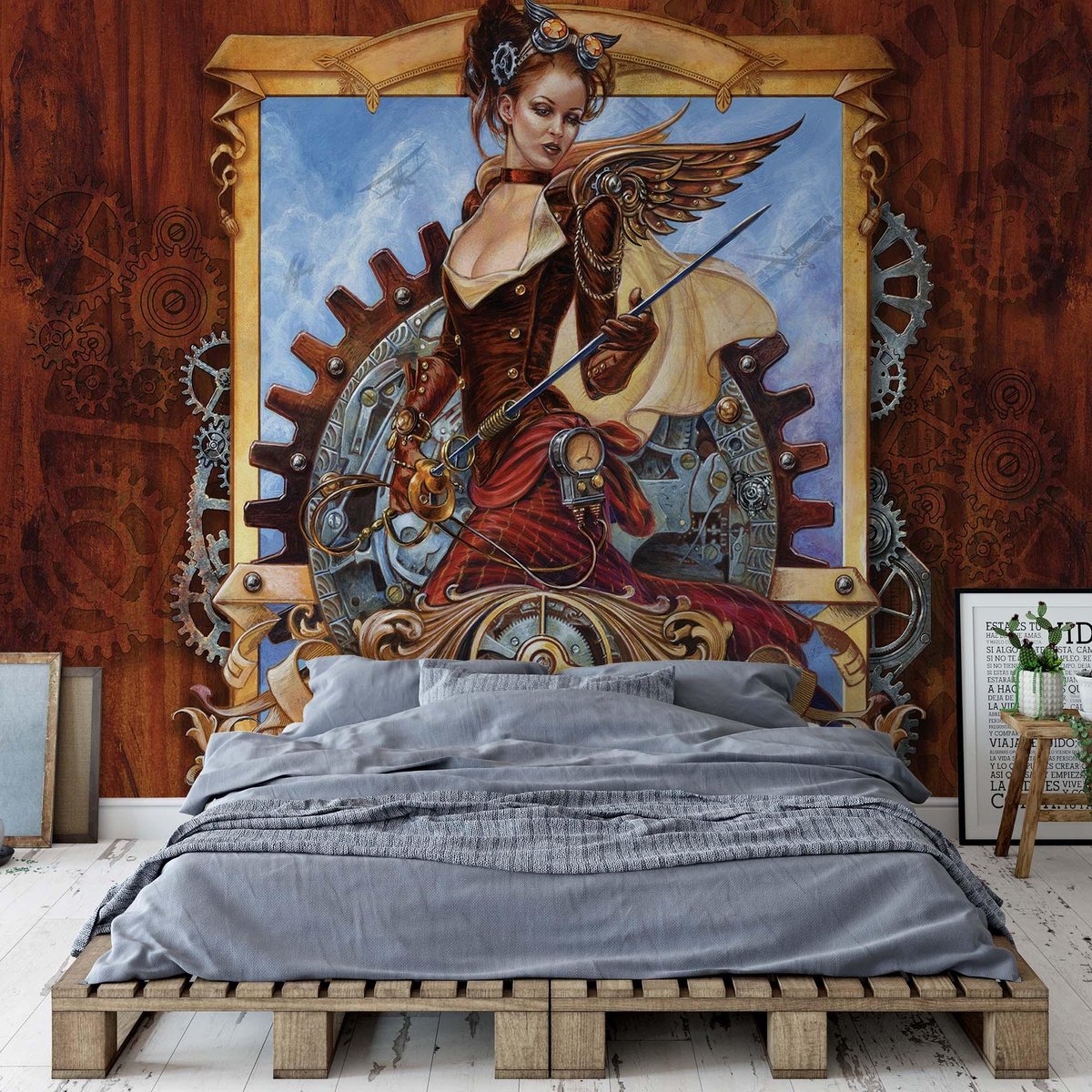 Fotobehang - Vlies Behang - 'Alchemy: Steam Jenny - 416 x 290 cm