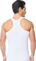 Lotus Mode - Sous-vêtement pour homme - % 100 Katoen - Haltershirt - Débardeur - Taille XL - Wit