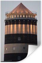 Bredene - Watertoren - 60x40 cm - Muurdecoratie - Poster -wanddecoratie - Foto print op Poster (wanddecoratie woonkamer - slaapkamer) - Souvenirs from the sea