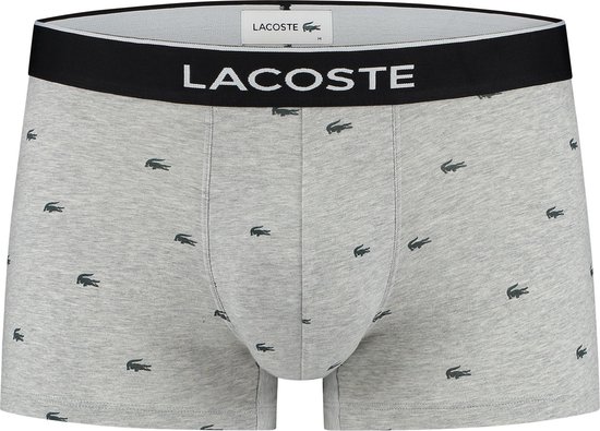 Lacoste Heren 3-pack Trunk - Black/Pitch Chine-Silver - Maat XS