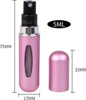 Hervulbaar Parfumflesje - Parfum Navulling - Parfumflesje 5 ML - Mini Parfum Flesje - Parfum Flesje Travel Size - Parfumflesje Pocket Size