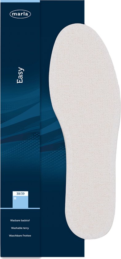 Marla Easy Wit Unisex Inlegzolen - Maat 36/37