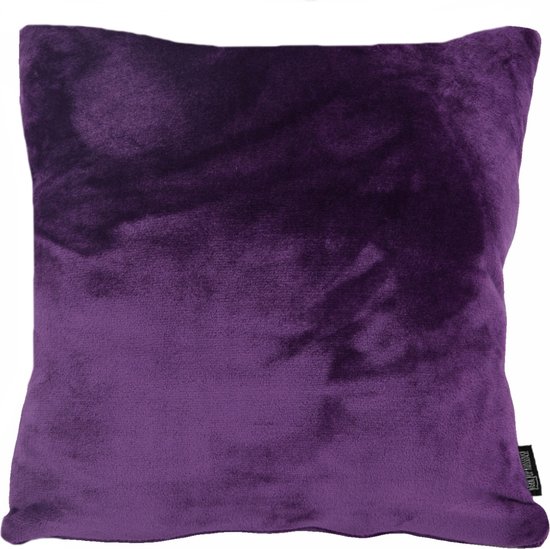 Sierkussen Flanelle Violet | 45 x 45 cm | Velours/Polyester