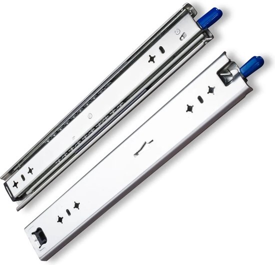 Glissières de tiroirs Heavy Duty - 900mm - verrouillables - 120kg