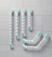 Wandbeugel met antislip (Standaard) wit/munt - 40 cm