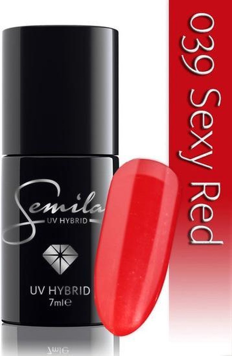 039 UV Hybrid Semilac Sexy Red 7 ml.