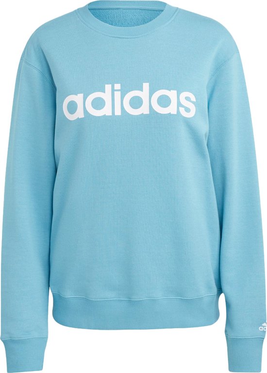 Adidas Sportswear Lin Ft Sweatshirt Blauw S Vrouw