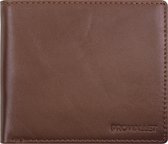 Prowallet Fold - Heren Portemonnee Caramel Bruin - 9 Pasjes, Briefgeld en Muntgeld - Stevig Leer - Portefeuille Heren, Portemonnees, Wallet - Incl. Luxe Cadeaubox