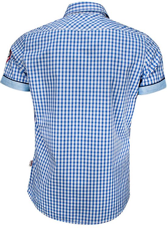 Lonsdale Berny Chemise Manches Courtes Blauw L Homme