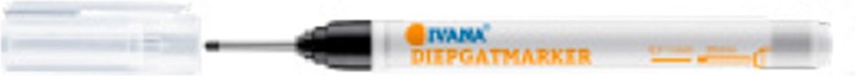 Ivana Diepgat Markeerstift Zwart 0.7-1mm