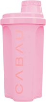 Cabau Shakebeker Pink (500 ml) - BPA-vrij - Klontvrij inclusief zeef - Proteïne Shaker - Voor jouw eiwit-en maaltijdshakes - Vaatwasser vriendelijk
