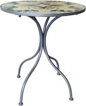 Mica Decorations Tristan Tuin Tafel - 61x61x76 cm - Ijzer - Groen