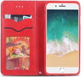 Apple iPhone 6(S) Retro Portemonnee Hoesje Rood