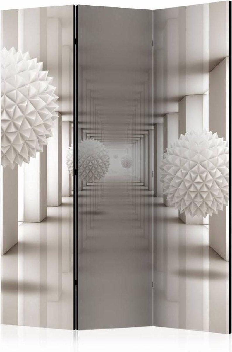 Vouwscherm / Kamerscherm - Toekomst 135x172cm , gemonteerd geleverd, dubbelzijdig geprint
