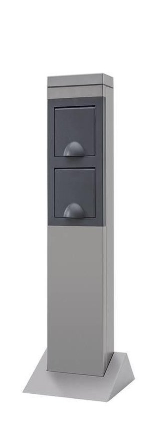 REV Sockets colonne extérieur aluminium 2 voies | bol