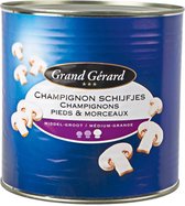 Grand Gérard Champignonschijfjes middel groot - Blik 3 liter