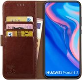 Rosso Element Huawei P Smart Z / Honor 9X Hoesje Book Cover Bruin