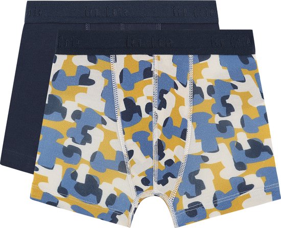 Basics shorts happy camo 2 pack voor Jongens | Maat 134/140