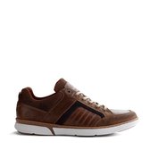 NoGRZ A.Balat - Sportieve leren herensneaker - Cognac - Maat 44