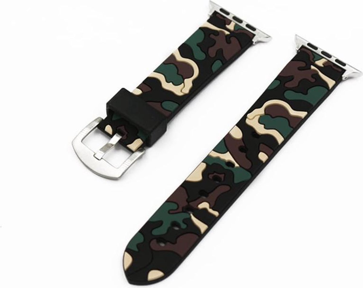 watchbands-shop.nl bandje - Apple Watch Series 1/2/3/4 (38&40mm) - Camouflage