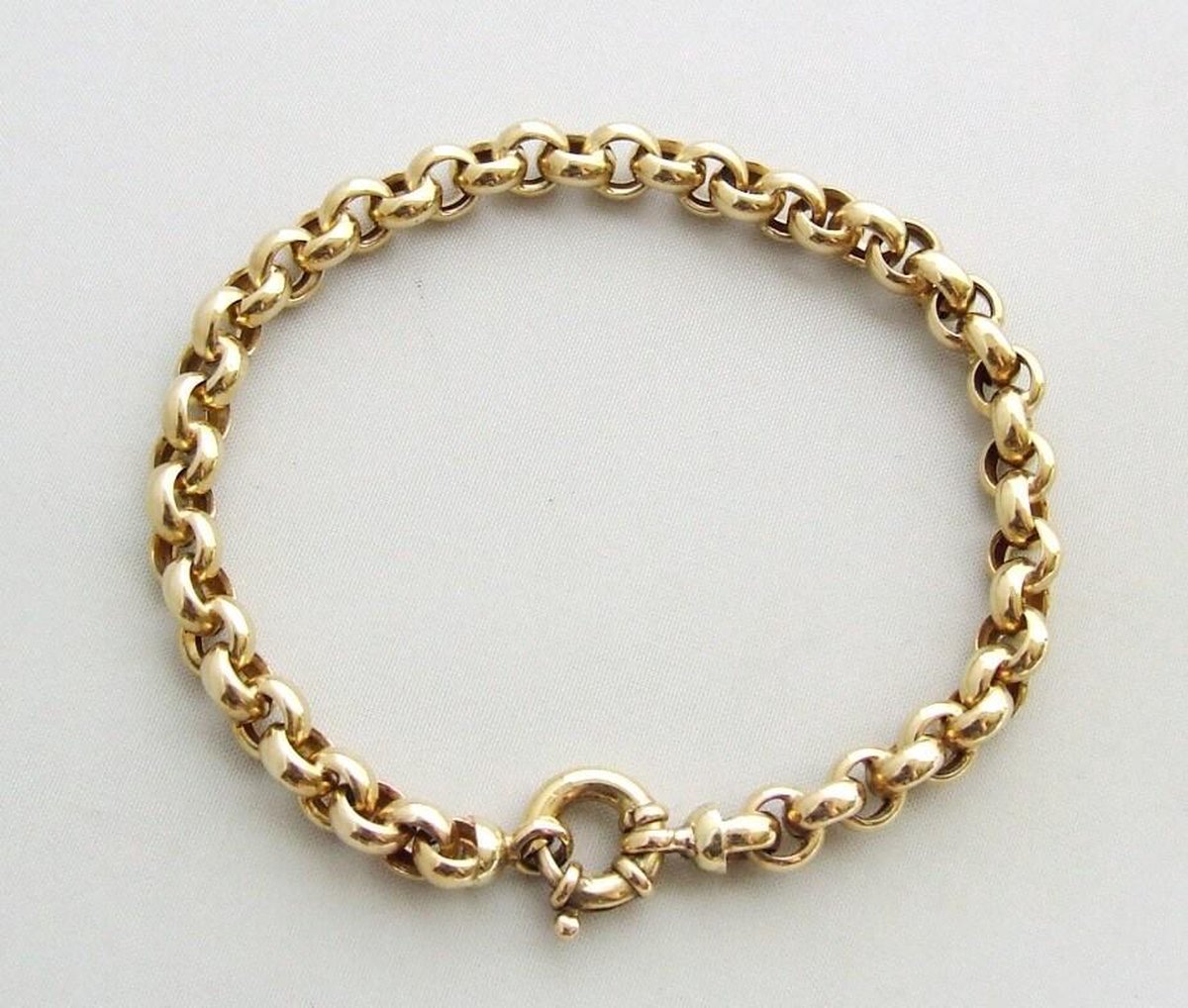 14 karaat gouden jasseron armband | bol.com