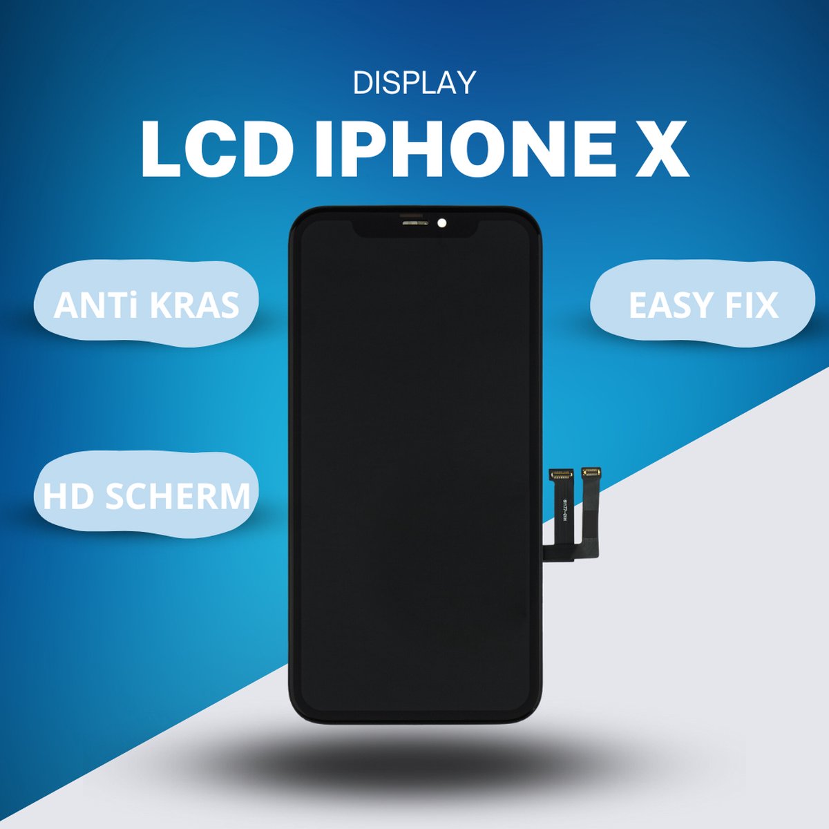 Iphone X LCD Beeldscherm TFT replacement display vervangend display voor iPhone X