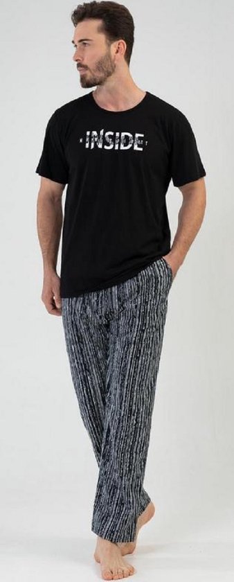 OWLONLINE Japanse kimono heren plus size pyjama korte