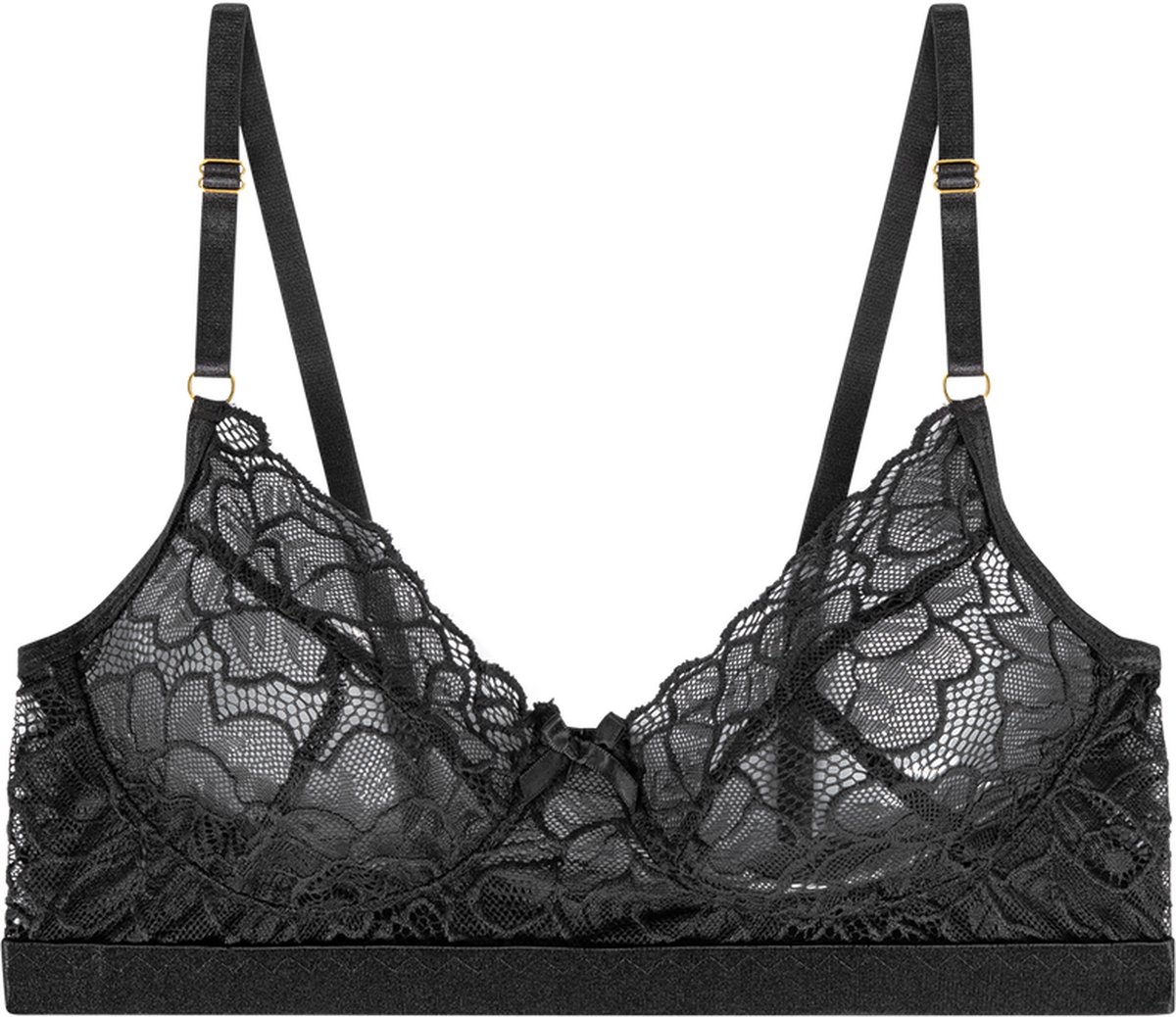Sam Friday Celine bralette van kant • Zand • de Bijenkorf