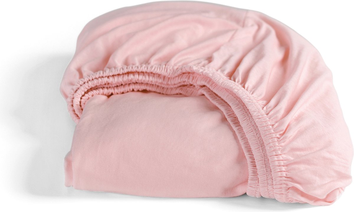 Cinderella - Hoeslaken - tot 25 cm matrashoogte - Jersey - 200x210/220 - Roze