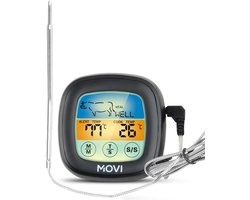 Movi® Mini+ Vleesthermometer - Bbq thermometer – Kamado - Oventhermometer - Vleesthermometer draadloos – Keukenthermometer - Suikerthermometer - Vloeistofthermometer – Barbecue accessoires