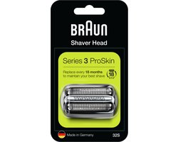 Braun Series 3 32S - Elektrisch Scheerapparaat Vervangende Scheerkop - Scheerblad Zilver
