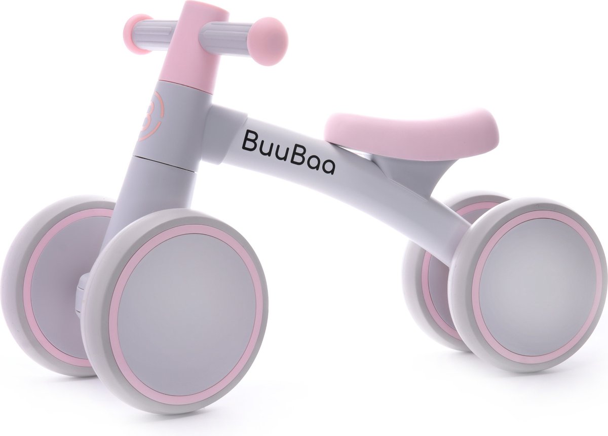 Loopfiets 1 Jaar loopauto Kraamcadeau loopwagen BuuBaa Meisje