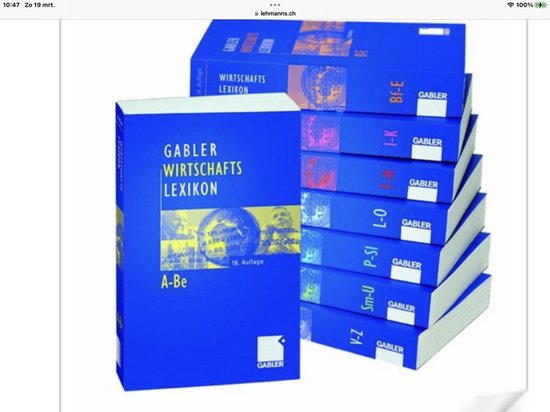 Gabler Wirtschaftslexikon | 9783409103862 | Boeken | bol