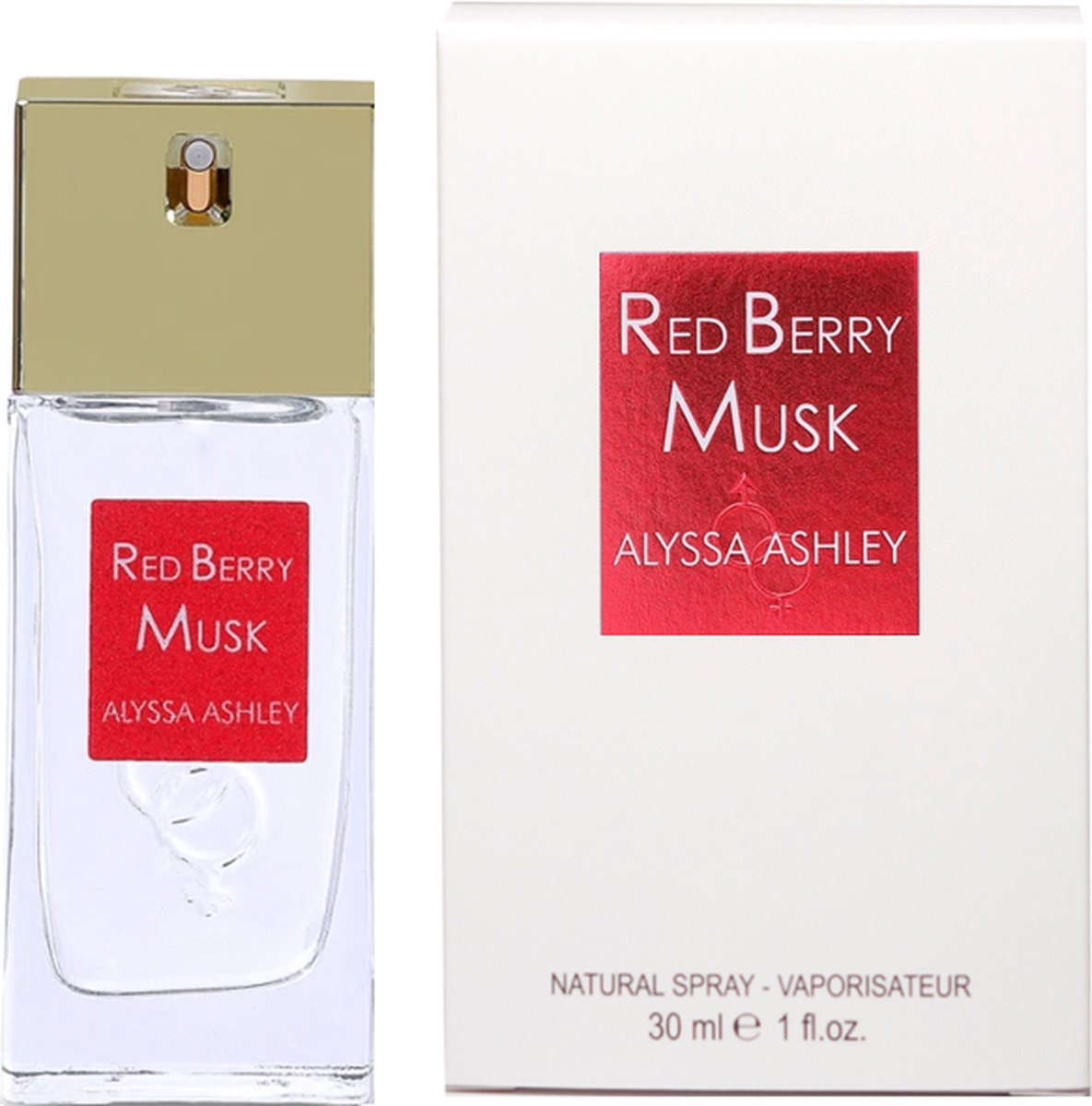 Uniseks Parfum Alyssa Ashley Red Berry Musk EDP (30 ml)