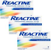 Reactine Allergietabletten Cetirizine 10 mg - 3 x 7 tabletten
